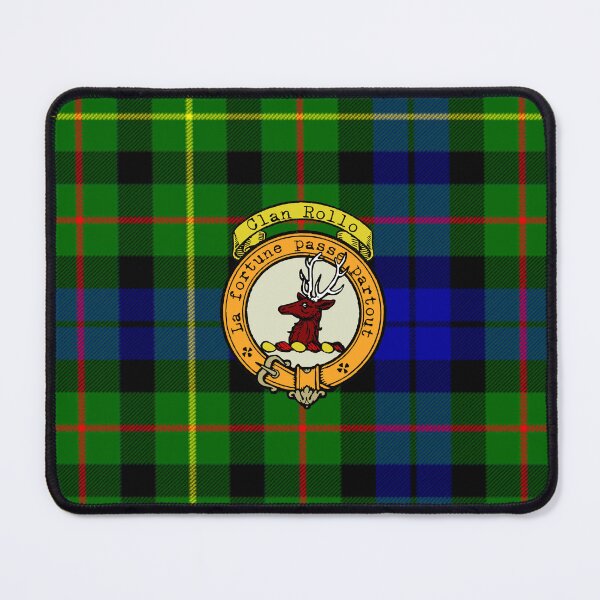 Item preview, Rollo Scottish Tartan and Crest designed and sold by BagTown Clans.
