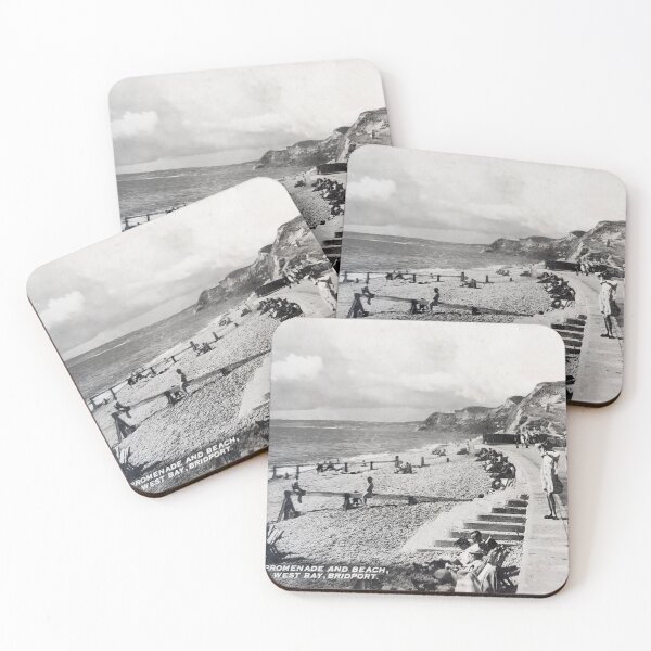 Item preview, West Bay, Dorset, vintage postcard, designed and sold by JonDelorme.