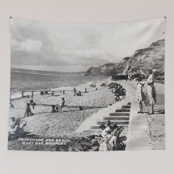 Item preview, West Bay, Dorset, vintage postcard, designed and sold by JonDelorme.