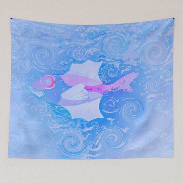 Item preview, Bohemian Fish Hippie Vibes Coastal Boho Style Home Décor or Art 2 of 2  designed and sold by Beachy.