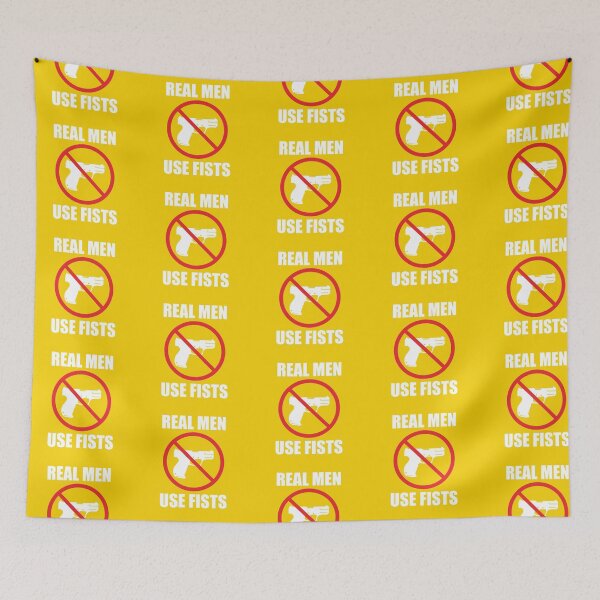 Item preview, Real Men Use Fists designed and sold by bouymakesart.