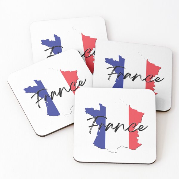 Item preview, France Flag Map designed and sold by luckykobi.