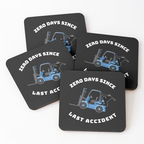 Item preview, Forklift Ninja, Zero Days Since Last Accident NFBW designed and sold by TeamsterLife.