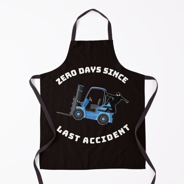 Item preview, Forklift Ninja, Zero Days Since Last Accident NFBW designed and sold by TeamsterLife.