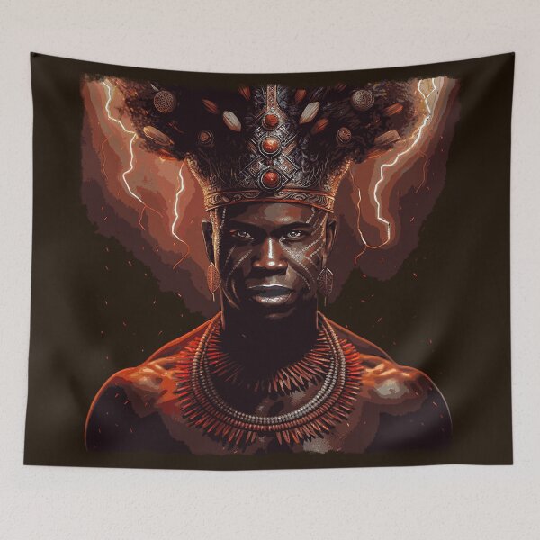 Item preview, Shango of Lightning  designed and sold by WennsdaysChild.