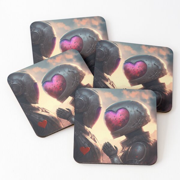 Item preview, Cyborg Intimacy: A Man and a Woman Looking Intently at Each Other 2 designed and sold by AkoSiEss.
