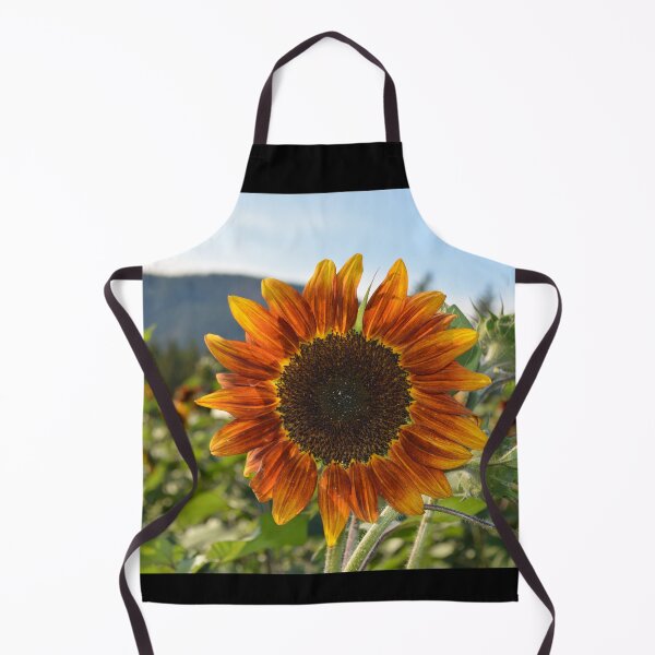 Item preview, Orange Sunflower closeup photograph designed and sold by birdsofthePNW.