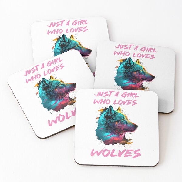 Item preview, Just a Girl Who Loves Wolves designed and sold by GigaDesigns.
