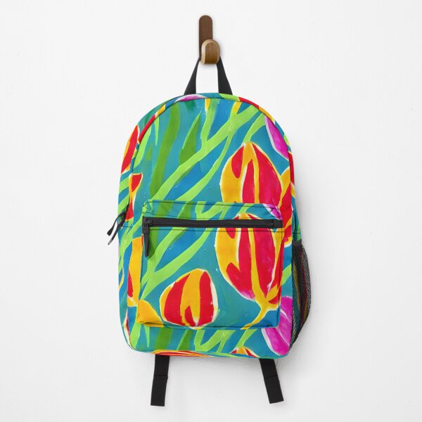 Item preview, Colorful tulip pattern, handpainted design designed and sold by patterncrow.