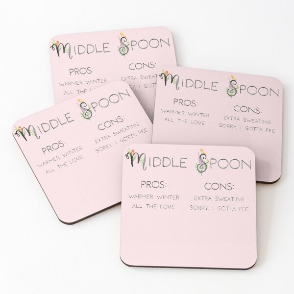 Item preview, Middle Spoon; Pros and cons designed and sold by Polytee.