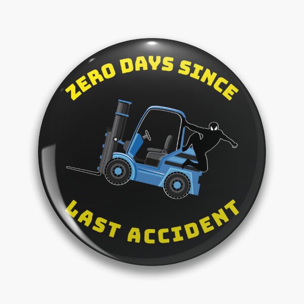 Item preview, Forklift Ninja, Zero Days Since Last Accident NFBY designed and sold by TeamsterLife.
