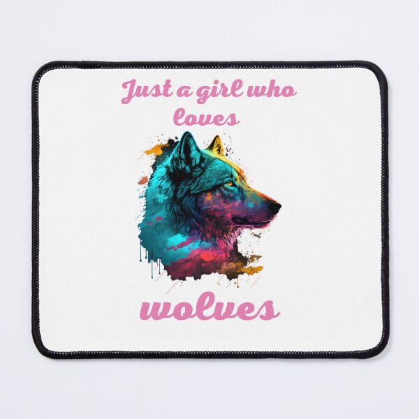 Item preview, Just a Girl Who Loves Wolves designed and sold by GigaDesigns.