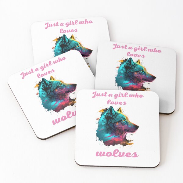 Item preview, Just a Girl Who Loves Wolves designed and sold by GigaDesigns.