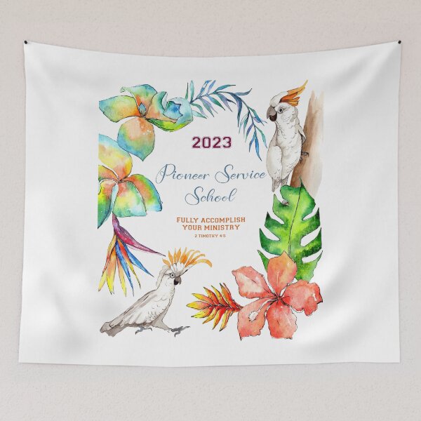 Item preview, PIONEER SERVICE SCHOOL 2023 Spiral Notebook designed and sold by crafts-gift.