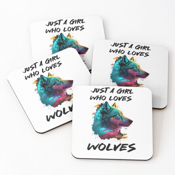 Item preview, Just a Girl Who Loves Wolves designed and sold by GigaDesigns.