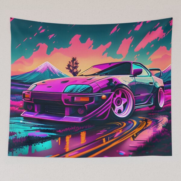 Item preview, Supra Mk4 Synthwave designed and sold by ArtAT.