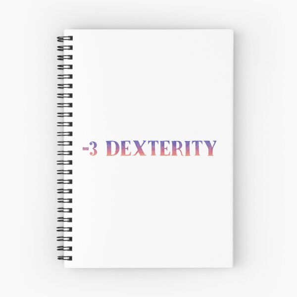 Item preview, -3 Dexterity DND Sticker designed and sold by Crystall1z3d.