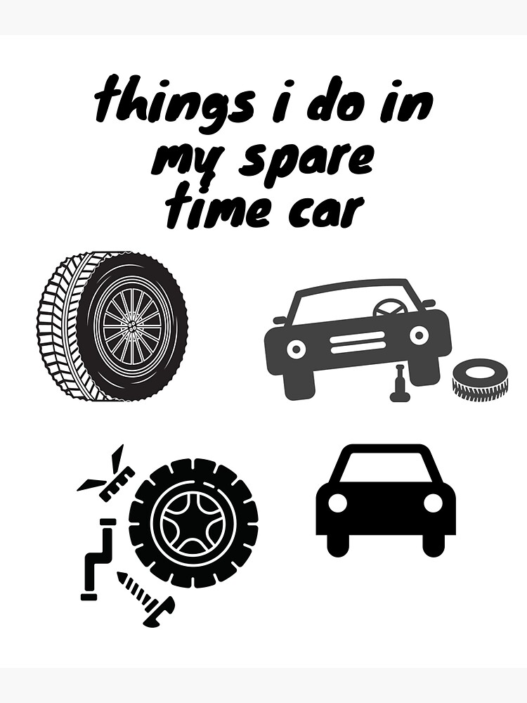 Car things i do in my spare time | Sticker