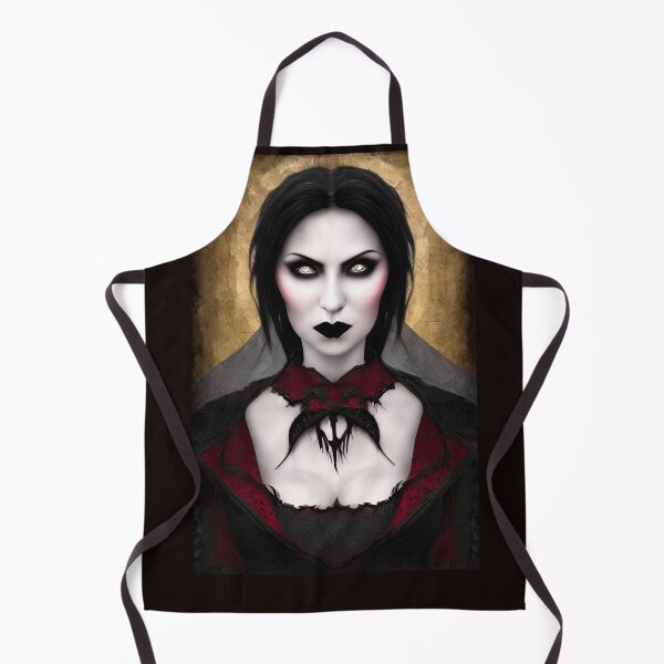 Item preview, Vampiress of dark gothic law, an with d spooky eyes to match designed and sold by StedeBonnet.