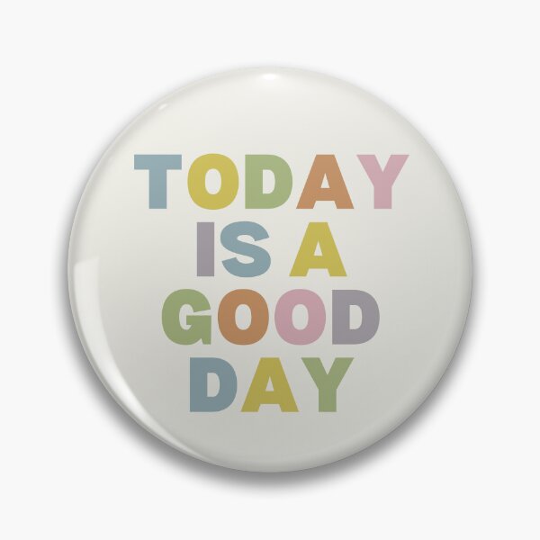 Item preview, 'Today Is A Good Day' Cream & Colourful, Positive, Good Vibes, Home, Lounge & Office Motivation & Inspirational designed and sold by DailyDrive.