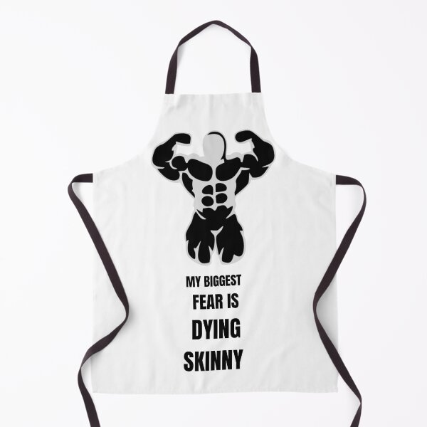 Item preview, MY BIGGEST FEAR IS DYING SKINNY FUNNY GYM DESIGN designed and sold by Ds.