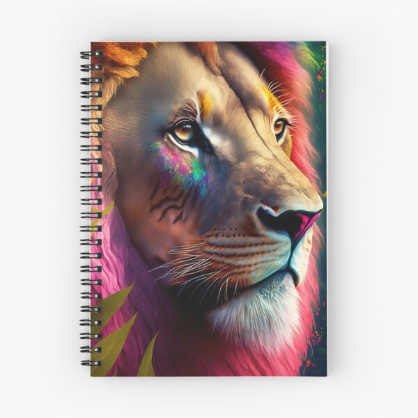 Artikelvorschau, Bunte Dschungel-Löwe-Majestät entworfen und verkauft von idreamaboutcats.