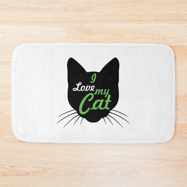 Item preview, I love my Cat funny cat face  designed and sold by K-Klub.