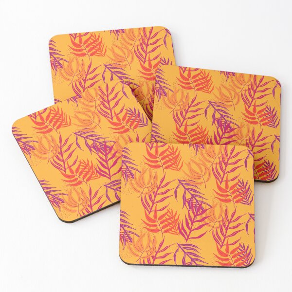 Item preview, Twin Tropical Leaves Illustration designed and sold by ryzrstudios.