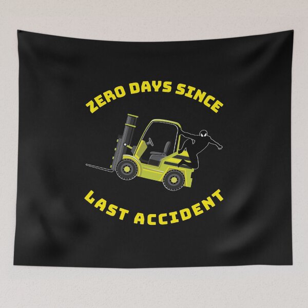 Item preview, Forklift Ninja, Zero Days Since Last Accident NFYY designed and sold by TeamsterLife.