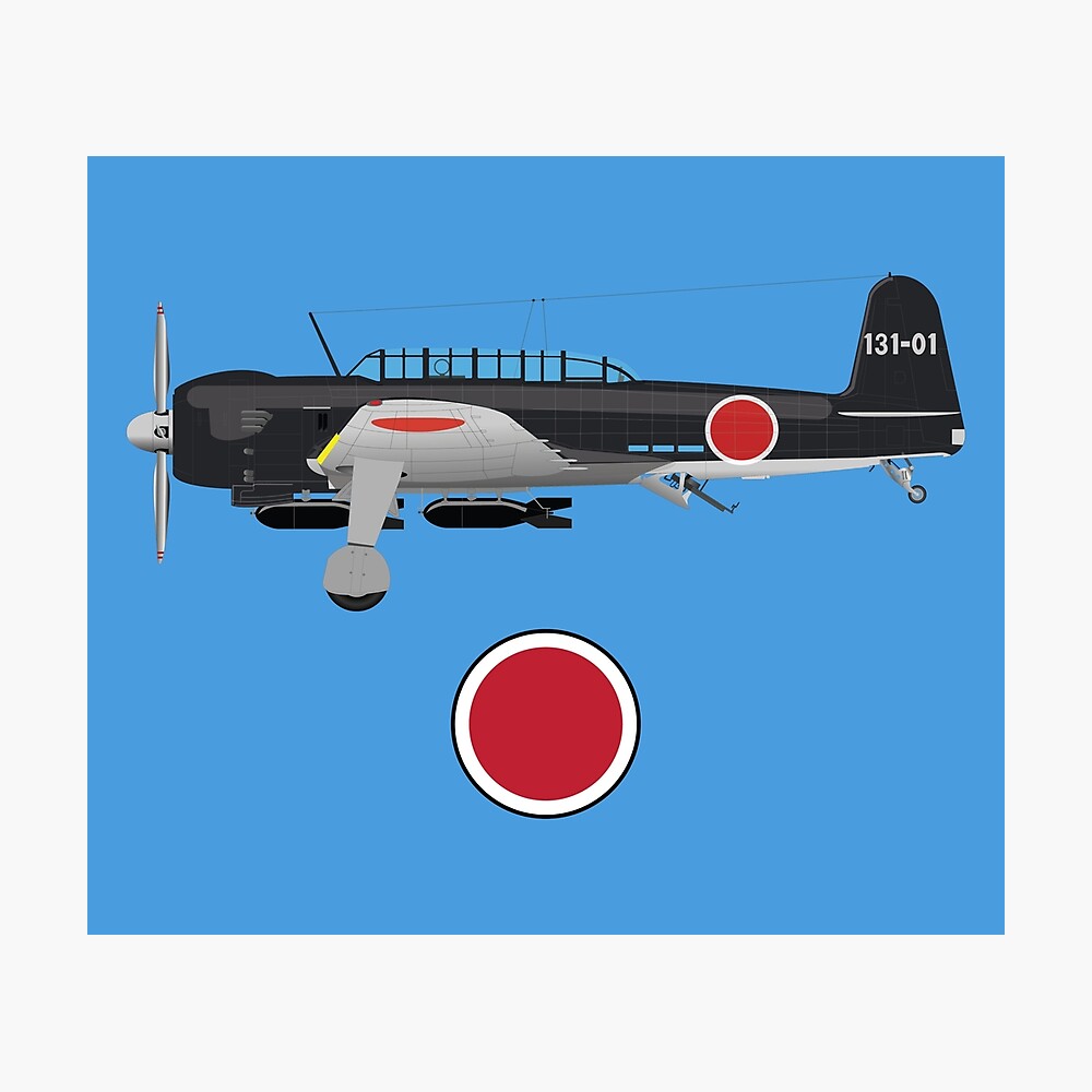 Póster «Aviones japoneses de la Segunda Guerra Mundial» de Blok45 |  Redbubble