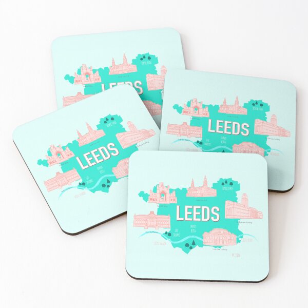 Item preview, Leeds (West Yorkshire, England, UK) Illustrative Map designed and sold by Adam Regester.