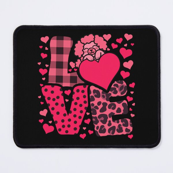 Item preview, Cute Kawaii Valentine Poodle Dog Love Hearts Valentines Day designed and sold by JokeGysen.