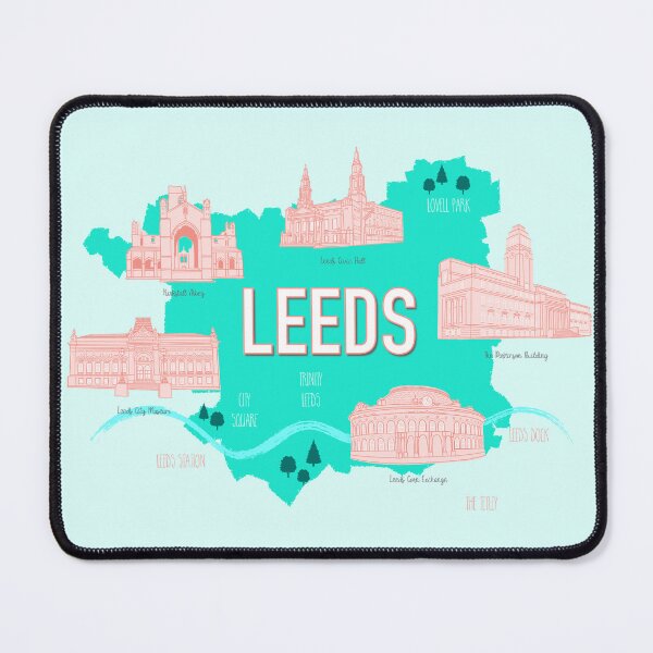 Item preview, Leeds (West Yorkshire, England, UK) Illustrative Map designed and sold by Adam Regester.