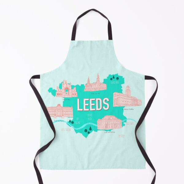 Item preview, Leeds (West Yorkshire, England, UK) Illustrative Map designed and sold by Adam Regester.