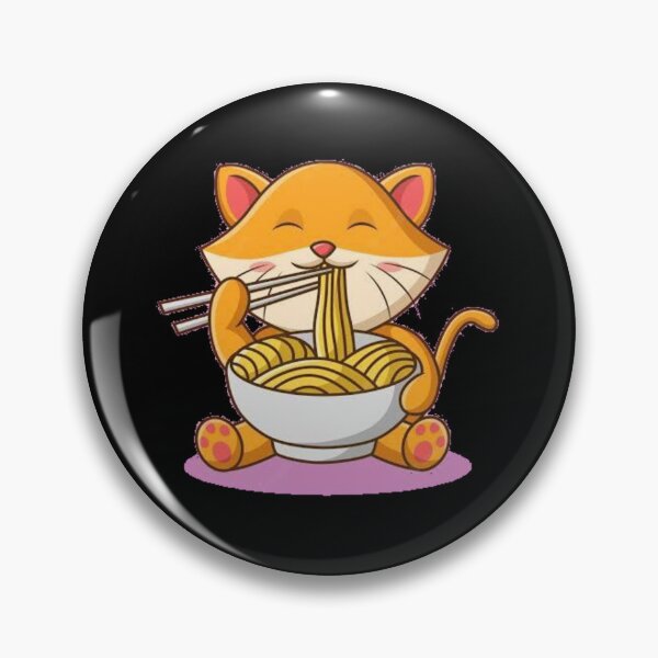 Aperçu de l'œuvre Chat qui mange des spaghettis créée et vendue par Createwithstyle.