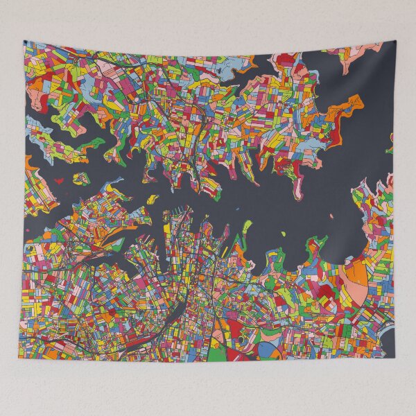 Item preview, Sydney Map - Mosaic - 2023 Colors designed and sold by HomeCities.