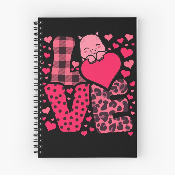 Item preview, Cute Kawaii Valentine Hippopotamus Hippo Love Hearts Valentines Day designed and sold by JokeGysen.