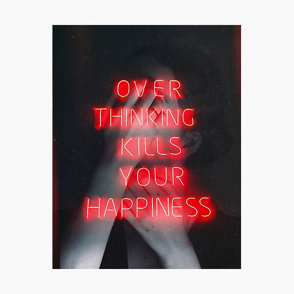 Overthinking Photographic Print