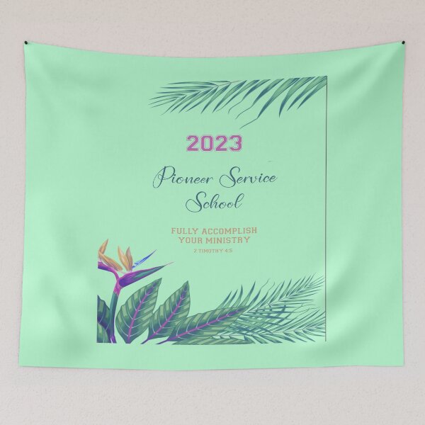 Item preview, PIONEER SERVICE SCHOOL 2023 Spiral Notebook designed and sold by crafts-gift.
