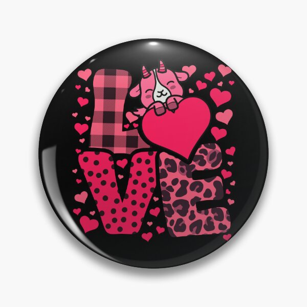 Item preview, Cute Kawaii Valentine Goat Love Hearts Valentines Day designed and sold by JokeGysen.