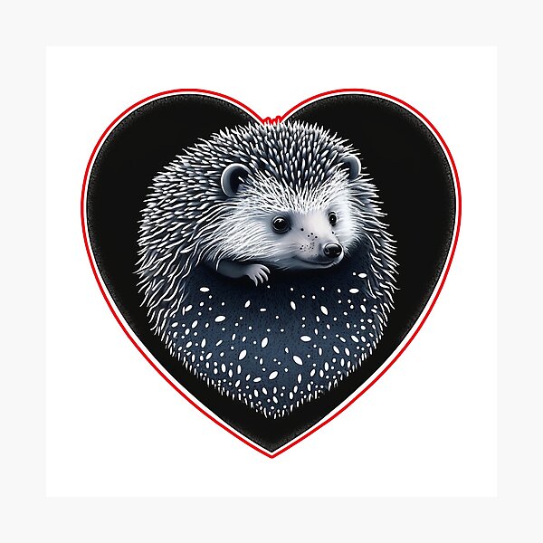 Item preview, Hedgehog Heart designed and sold by Quote-Zone.