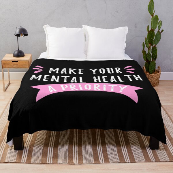 Item preview, Make your mental health a priority - Motivational message designed and sold by stayartsy07.