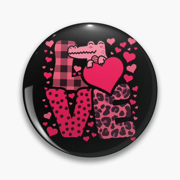 Item preview, Cute Kawaii Valentine Crocodile Alligator Love Hearts Valentines Day designed and sold by JokeGysen.