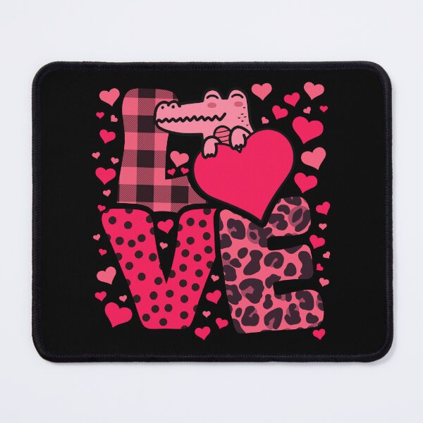 Item preview, Cute Kawaii Valentine Crocodile Alligator Love Hearts Valentines Day designed and sold by JokeGysen.