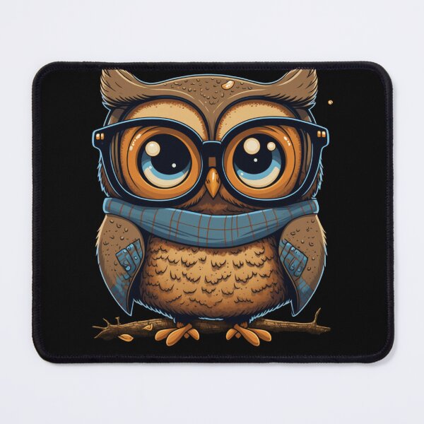 Item preview, Owl You Need is Style - Cute Owl with Glasses designed and sold by Johnsdesigns1.