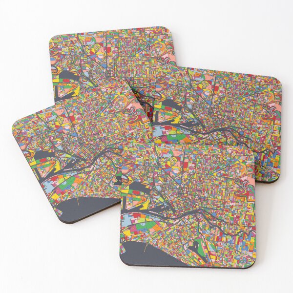 Item preview, Melbourne Map - Mosaic - 2023 Colors designed and sold by HomeCities.