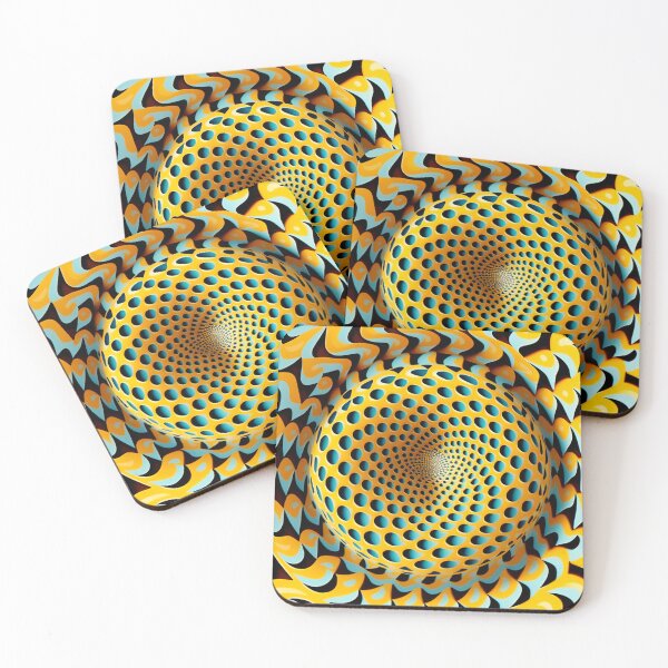 Item preview, Geometric ornament in hypnotic style. Gold hypnotic pattern. designed and sold by Patternomania.