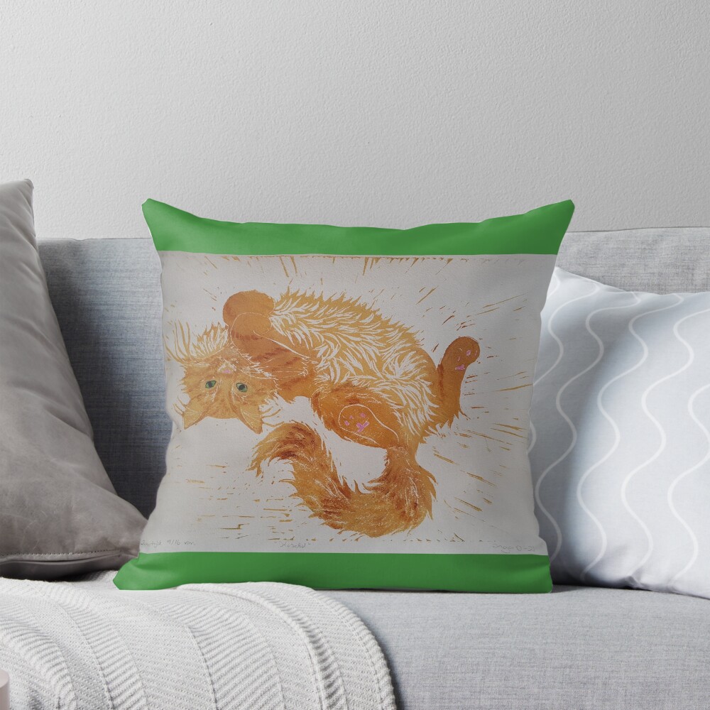 Item preview, Throw Pillow designed and sold by Kunstner74.