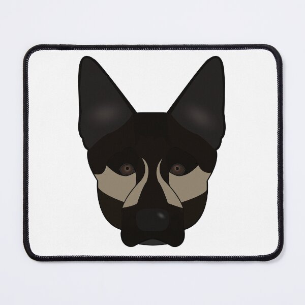 Item preview, German Shepherd dog face designed and sold by MaxFilms.