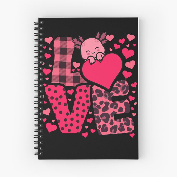 Item preview, Cute Kawaii Valentine Axolotl Love Hearts Valentines Day designed and sold by JokeGysen.